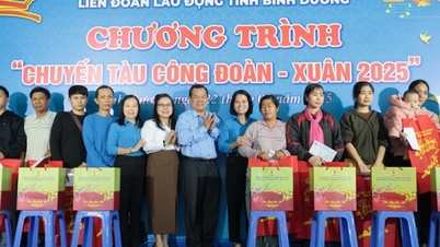Tặng hơn 3.000 vé tàu, vé xe cho công nhân, người lao động tại Bình Dương về quê đón Tết