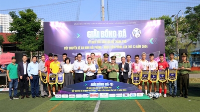 Khai mạc Giải Bóng đá Vô địch các Câu lạc bộ thành phố, Cúp Chuyên đề An ninh Hải Phòng – Nhựa Tiền Phong lần thứ 23 năm 2024