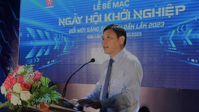 Ceremonia de clausura del Festival de Innovación y Empresas Emergentes de la Provincia de Dak Lak 2023