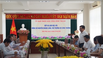 គណៈកម្មាធិការប្រជាជនខេត្តទទួល និងធ្វើការជាមួយគណៈប្រតិភូក្រសួងឧស្សាហកម្ម និងពាណិជ្ជកម្ម