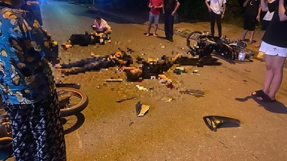 2 xe máy tông nhau ở đường Yết Kiêu