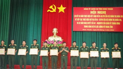 Bộ Chỉ huy quân sự tỉnh rút kinh nghiệm công tác huấn luyện và sơ kết 3 năm thực hiện Kết luận số 01 của Bộ Chính trị
