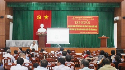 Ninh Phuoc: Capacitación para mejorar la capacidad de los funcionarios que trabajan en la reducción de la pobreza en 2023