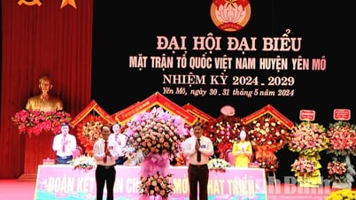 Đại hội đại biểu MTTQ Việt Nam huyện Yên Mô nhiệm kỳ 2024 2029