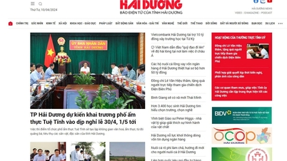 El periódico electrónico Hai Duong ocupó el sexto lugar entre los periódicos locales del Partido con el mayor número de visitantes en marzo de 2024.