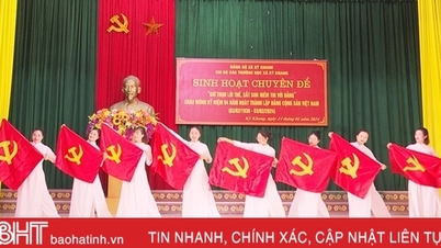 សមាជិកបក្សស្រុកគីអាញ់សាទរ "ពិនិត្យខ្លួនឯង និងកែខ្លួនឯង"