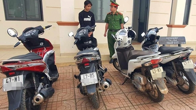 Bắt giữ đối tượng trộm 6 xe máy để bán lấy tiền trả nợ
