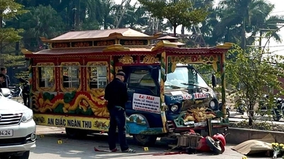 Xe tang tông nhiều phương tiện dừng chờ đèn đỏ ở Nghệ An, 1 người tử vong