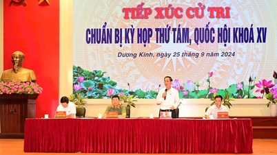 Đoàn Đại biểu Quốc hội thành phố Hải Phòng tiếp xúc cử tri quận Dương Kinh chuẩn bị Kỳ họp thứ 8, Quốc hội khóa XV