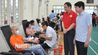 Kim Sơn tổ chức Ngày hội hiến máu tình nguyện đợt 1 năm 2024