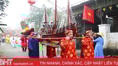 ពិធីបុណ្យនេសាទភូមិ Cam Lam ត្រូវបានទទួលស្គាល់ជាបេតិកភណ្ឌវប្បធម៌អរូបីជាតិ