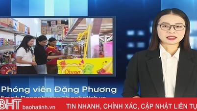 សហគ្រាស Ha Tinh សកម្មប្រភពទំនិញដើម្បីស្វាគមន៍រលកនៃការប្រើប្រាស់ចុងឆ្នាំ