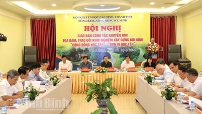 Meeting on education promotion work in the provinces and cities of the Red River Delta in the first 6 months of the year