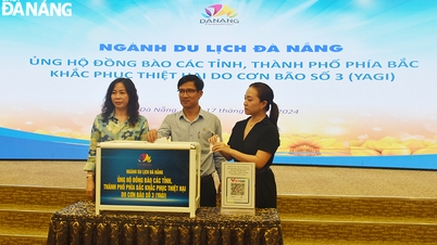 Ngành Du lịch Đà Nẵng ủng hộ đồng bào các tỉnh phía Bắc hơn 2 tỷ đồng