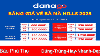 DANAGO ប្រកាសតារាងតម្លៃសំបុត្រ Ba Na Hills 2025