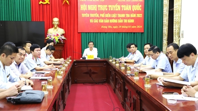Tuyên truyền, phổ biến Luật Thanh tra năm 2022 và các văn bản hướng dẫn thi hành