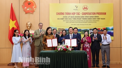 Ký kết Biên bản ghi nhớ hợp tác giữa UBND tỉnh Ninh Bình và Hiệp hội Xúc tiến phát triển Điện ảnh Việt Nam