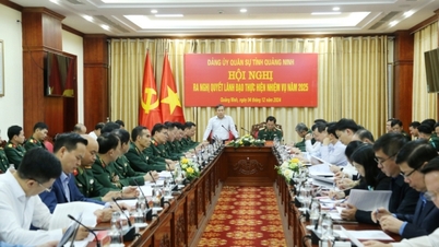 Hội nghị ra Nghị quyết lãnh đạo thực hiện nhiệm vụ quốc phòng địa phương năm 2025