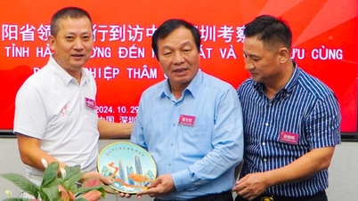 Đồng chí Phó Bí thư Thường trực Tỉnh ủy Lê Văn Hiệu xúc tiến đầu tư ở Thâm Quyến (Trung Quốc)