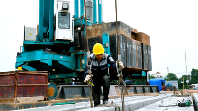 Thi công cầu Cậy đạt 30% khối lượng