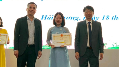 Cô giáo Hoàng Thị San sáng tạo, dạy giỏi