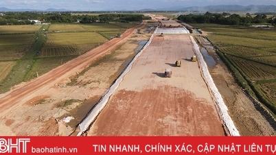 Ha Tinh ជំរុញឱ្យតំបន់នានាពន្លឿនការចាយវាយដើមទុនសម្រាប់ GPMB នៃផ្លូវល្បឿនលឿនខាងជើង-ខាងត្បូង