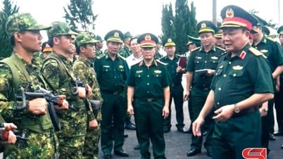 Đồng chí Thứ trưởng Bộ Quốc phòng kiểm tra công tác chuẩn bị chương trình Giao lưu hữu nghị quốc phòng biên giới Việt Nam – Lào