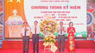 After 35 years of construction and development, Luong The Vinh High School has affirmed its position as a prestigious and quality private school in the city.