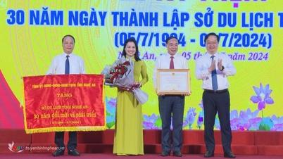 Nghe An Department of Tourism celebrates 30th anniversary