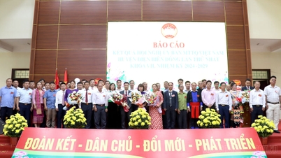 The 7th Congress of Delegates of the Vietnam Fatherland Front of Dien Bien Dong district, term 2024 - 2029