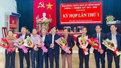 Xã Bình Định và Bình Phú bầu nhân sự chủ chốt sau sáp nhập
