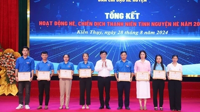 Huyện Kiến Thụy tổng kết hoạt động hè và chiến dịch thanh niên tình nguyện hè năm 2024