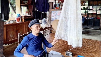 Giữ gìn nghề đan chài của người Tày