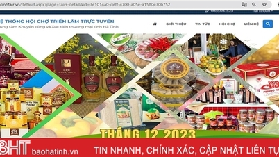 Triển lãm trực tuyến một số sản phẩm chủ lực Hà Tĩnh