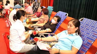 Hoa Lư tổ chức Ngày hội hiến máu tình nguyện đợt 1 năm 2024