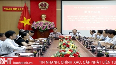 Ha Tinh City is determined to fulfill the highest socio-economic goals and plans for 2023.