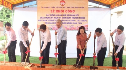 Khởi công xây dựng 60 căn nhà Đại đoàn kết