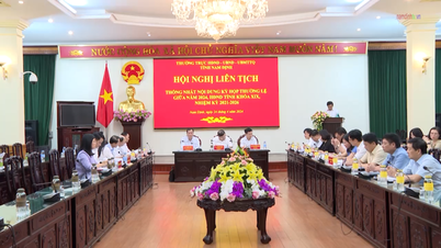 Hội nghị liên tịch thống nhất nội dung, chương trình kỳ họp thường lệ giữa năm 2024 của HĐND tỉnh khóa XIX