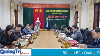Thường trực HĐND tỉnh Khóa VIII họp phiên thứ 47 thống nhất 2 nội dung quan trọng