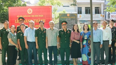 Einweihung des historischen Denkmals an der Ly Tu Trong Secondary School