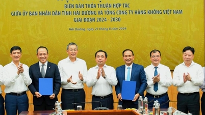 ទីក្រុង Hai Duong និងក្រុមហ៊ុន Vietnam Airlines ចុះហត្ថលេខាលើកិច្ចព្រមព្រៀងសហប្រតិបត្តិការរយៈពេល 2024-2030