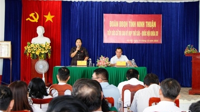 Provincial National Assembly deputies meet with local voters after the 6th Session of the 15th National Assembly