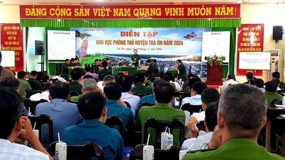 លំហាត់​សមយុទ្ធ​តំបន់​ការពារ​ស្រុក​ត្រាអន ឆ្នាំ​២០២៤