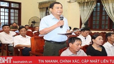 ผู้มีสิทธิเลือกตั้งในเมือง Cam Xuyen ลงนามเรียกร้องให้มีน้ำสะอาดใน 12 ตำบลทางภาคใต้