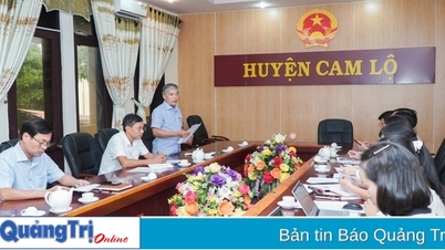Cam Lo proposes to allocate capital to build infrastructure for local socio-economic development