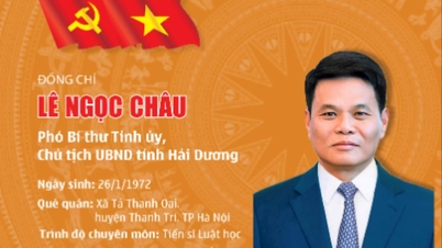 Đồng chí Phó Bí thư Tỉnh ủy Lê Ngọc Châu được bầu giữ chức Chủ tịch UBND tỉnh Hải Dương với số phiếu tuyệt đối