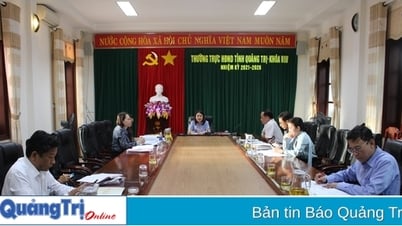 គណៈកម្មាធិការ​វប្បធម៌ និង​សង្គម​នៃ​ក្រុមប្រឹក្សា​ប្រជាជន​ខេត្ត ពិនិត្យ​ខ្លឹមសារ​ដែល​បាន​ដាក់​ចូល​ប្រជុំ​ក្រុមប្រឹក្សា​ប្រជាជន​ខេត្ត។