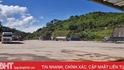 ទំនិញ និង​យានជំនិះ​តាម​ច្រក​ព្រំដែន Cau Treo បាន​ថយ​ចុះ​យ៉ាង​ខ្លាំង