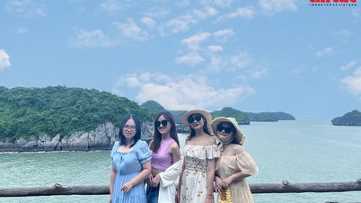 "Heat-escape" spots near Hai Duong attract visitors during the April 30 holiday