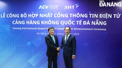 Merging electronic information portals of two international and domestic terminals of Da Nang airport